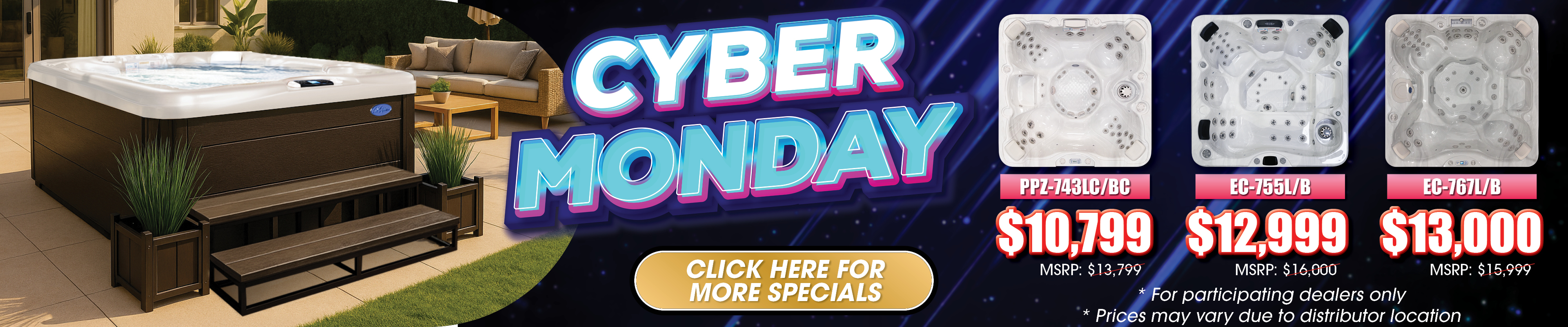 Calspas hot tub being used in a family setting - Paris