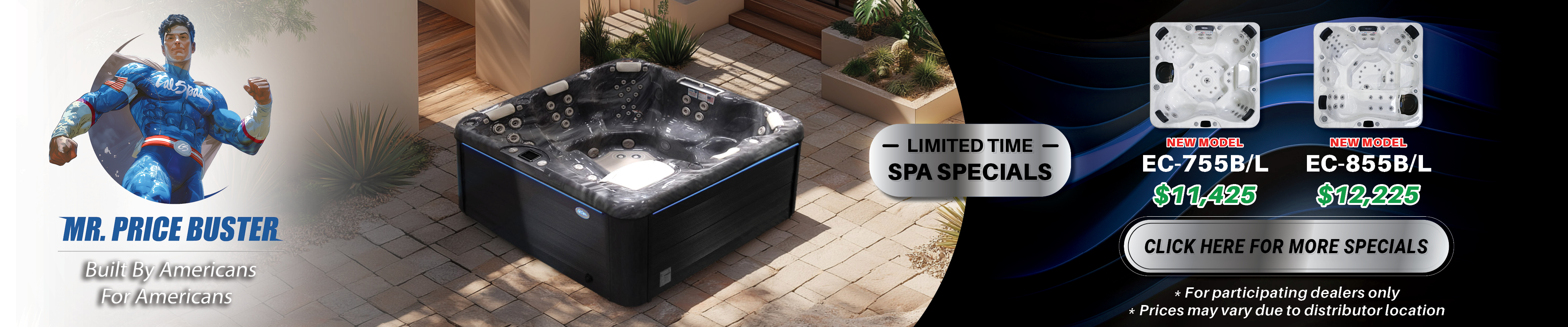 Calspas hot tub being used in a family setting - Paris